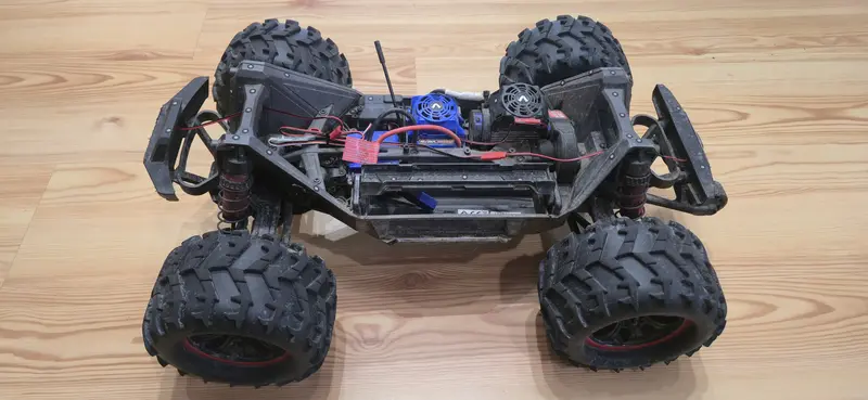 High-Stress RC Monster Truck Mechanical Structural Overhaul Components