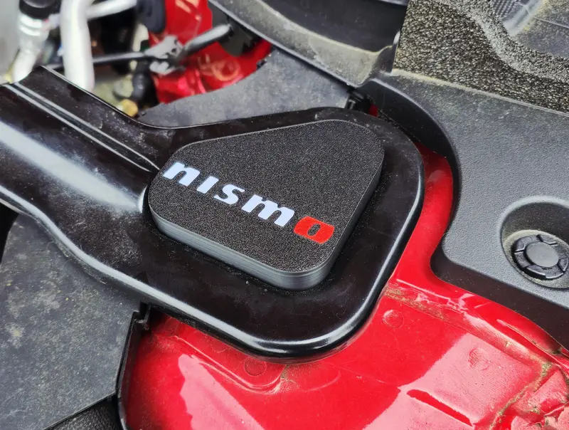 Custom motorsport multi-material engine bay structural accent layout modification
